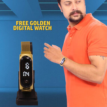 Pick Any 1 Stylish Sport Shoes And Free Golden Magnetic Watch (SSC10)