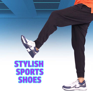 Pick Any 1 Stylish Sport Shoes And Free Golden Magnetic Watch (SSC10)