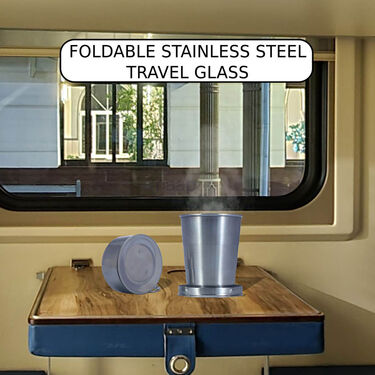 Portable Foldable Stainless Steel Collapsible Travel Glass (STG1)