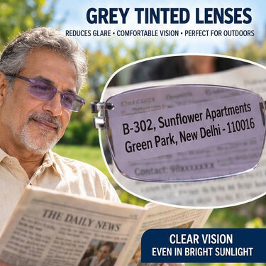 Rimless Folding Adaptive Power Mobile Protection Reading Glasses B1G1 (FORG10)
