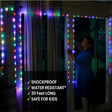 30 Feet Long Multicolor Decoration Light with 100 LEDs (L7)
