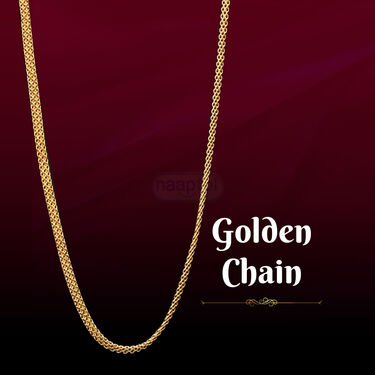 Golden Chain + Square Pendant with Stone + Matching Earring + Ring (GCPER1)