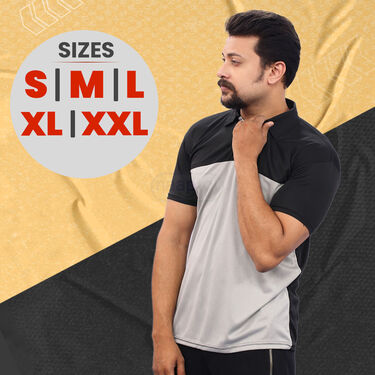Pack of 5 Reflector Designer Collar T-shirts (5PT17)