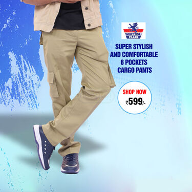 Mens 6 Pockets Cargo Pants Pick any One (CPS1)