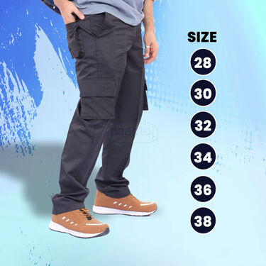 Mens 6 Pockets Cargo Pants Pick any One (CPS1)
