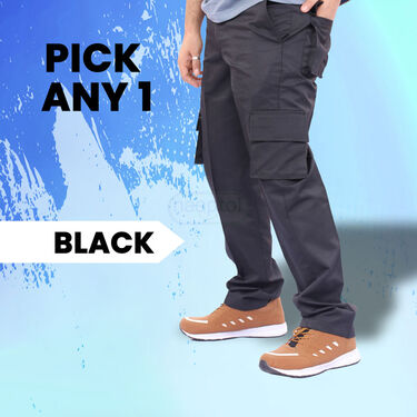 Mens 6 Pockets Cargo Pants Pick any One (CPS1)