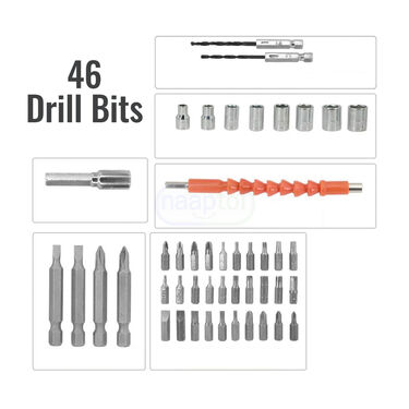 48 pcs Rechargeable Screwdriver Drill Machine Tool kit (HT20)